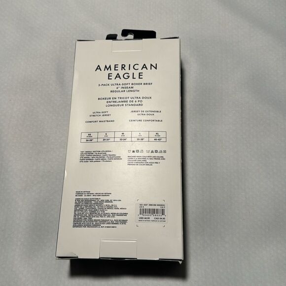 American Eagle Boxer Briefs Mens Small 3 Pack Ultra Soft - Picture 2 of 2
